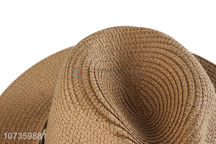 Hot Sale Wide-Brimmed Billycock Casual Straw Hat