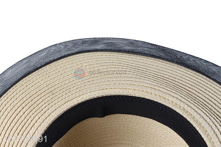 Newest Wide Brim Straw Hat Summer Round Hat Sun Hat