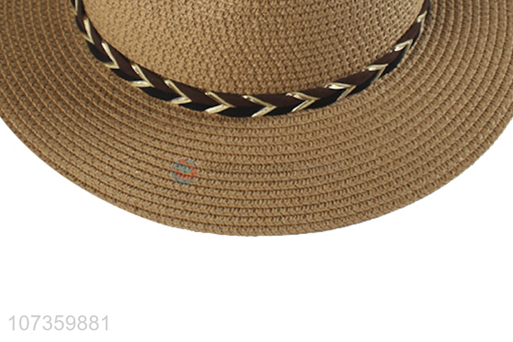 Hot Sale Wide-Brimmed Billycock Casual Straw Hat