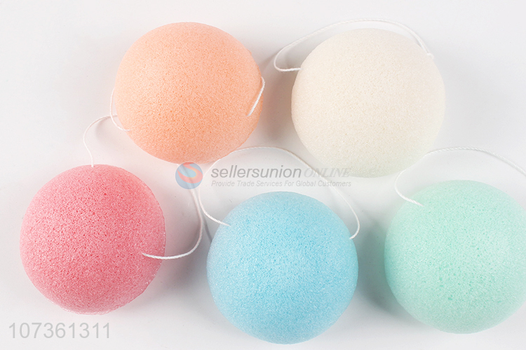 Top Selling Natural Kojac Facial Wash Cleaning Sponge Make Up Tools