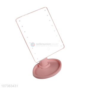 Good Quality Led Light Storage Makeup Mirror Desktop Vanity Mirror