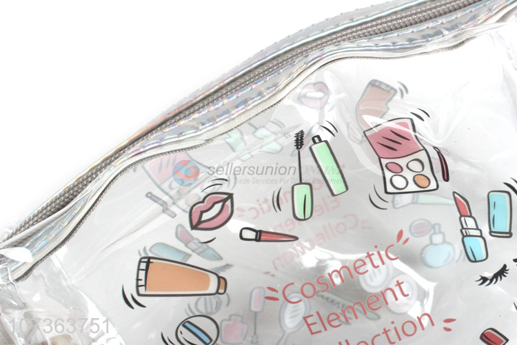 Wholesale Transparent Travel Accessory Cosmetic Bag Waterproof Makeup Pouch