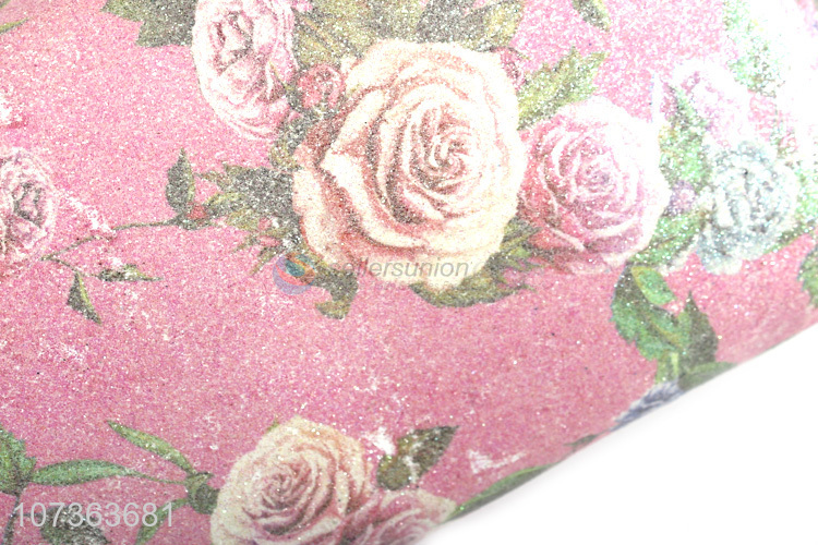 Cheap And Good Quality Flower Printing Cosmetic Bags For Women