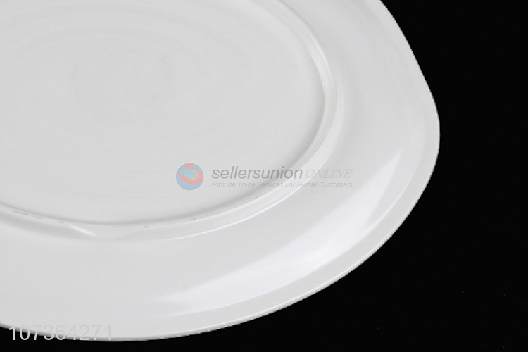 Custom Varisized White Dinner Plate Fashion Melamine Plates