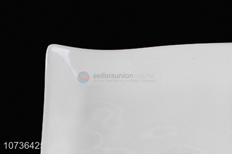 Fashion Square Western-Food Plate White Melamine Plates