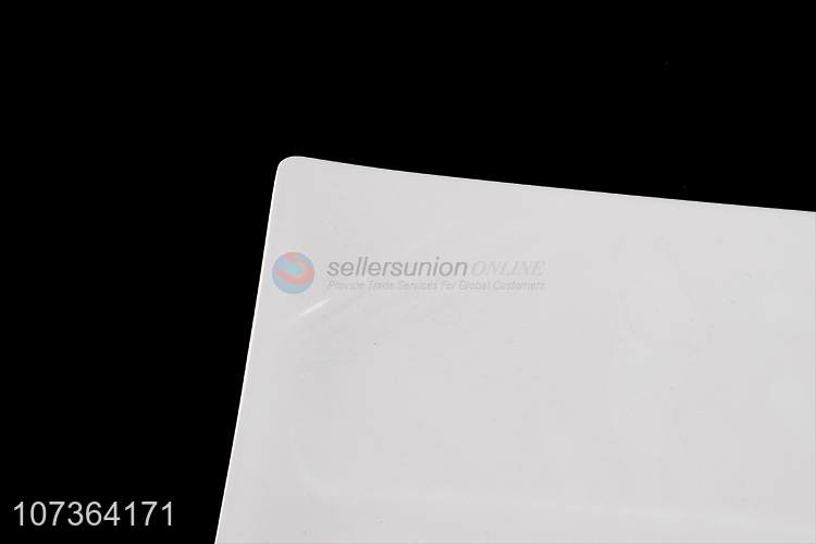 Modern Style White Melamine Plates Fashion Dinner Plate
