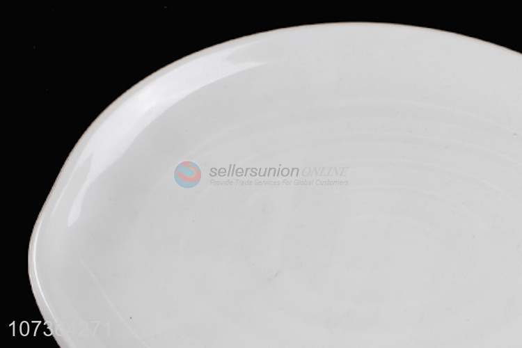 Custom Varisized White Dinner Plate Fashion Melamine Plates