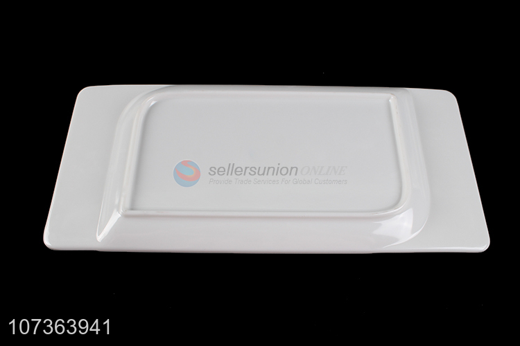 New Arrival White Melamine Plates Rectangle Plates