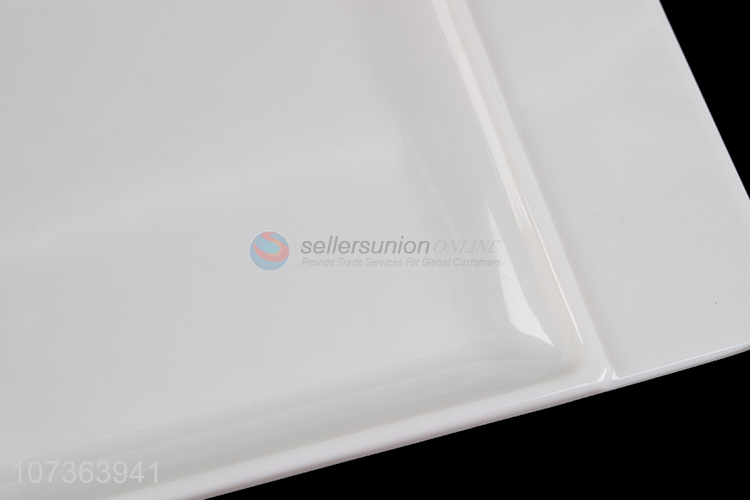 New Arrival White Melamine Plates Rectangle Plates