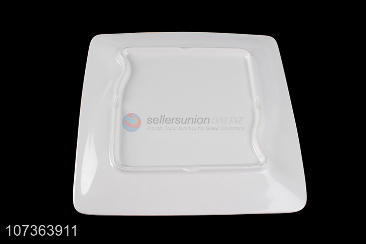 Unique Design White Melamine Plates Dinner Plate