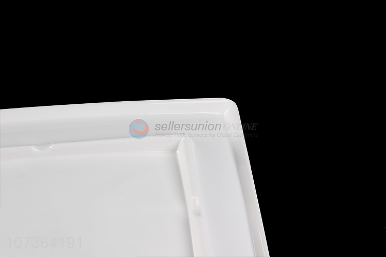 Hot Selling White Melamine Plates Best Dinner Plate