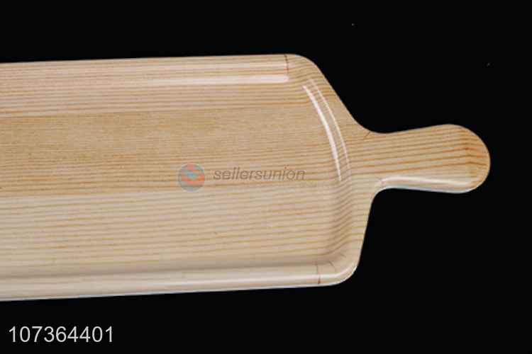 Fashion Rectangle Food Serving Plate Best Sushi Plate With Handle