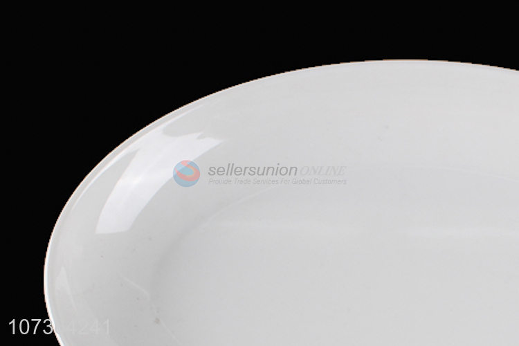 Custom Oval White Melamine Plates Best Dinner Plate