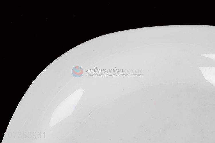 Hot Selling White Melamine Plates Fashion Dinner Plate