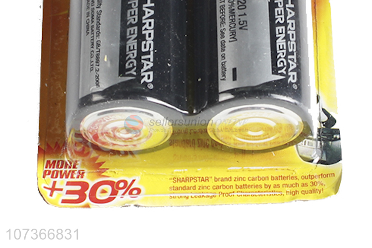 Top Quality D Size 1.5V Alkaline Dry Battery