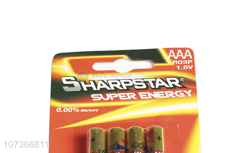 Wholesale Super Energy 1.5V Battery AAA Alkaline Battery