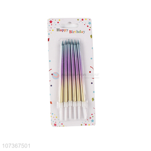 Wholesale Paraffin Wax Candle With Holder Cake Candle Birthday Candle