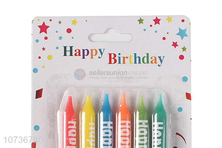 Unique Design Happy Birthday Letter Printing Birthday Party Cake Candles