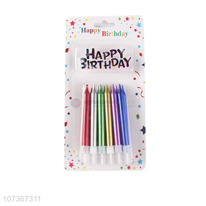 Cheap Price Paraffin Wax Birthday Candle Cake Decoration Candle In Holder