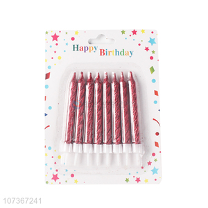 Creative Design Birthday Candle Cake Decoration Candle In Holders