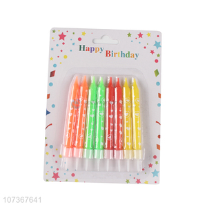 Factory Price Birthday Cake Candles In Holder for Decoration