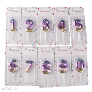 Best Sale Number Birthday Wedding Festival Candles Cake Candles Party Decor