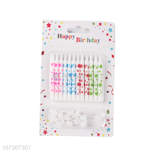 Unique Design Party Decoration Candle Birthday Candle And Holders