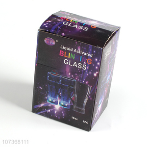 Wholesale cheap colorful inductive blinking plastic beer cup light up cup