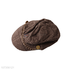 New product fashion octagonal hat for sale