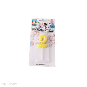 Hot selling decorative number candles for cake