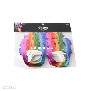 New product colourful birthday party paper glasses