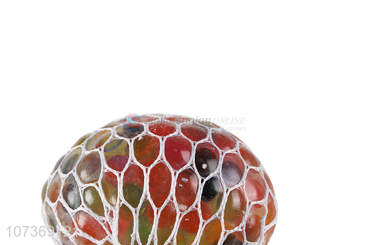 Wholesale Magic Colorful Mesh Stress Ball Grape Ball Toy