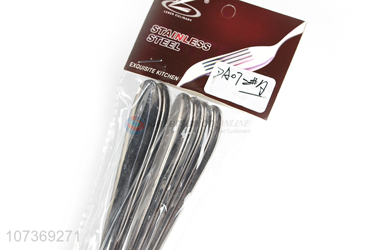 Promotional premium stainless steel cutlery tableware set metal spoon