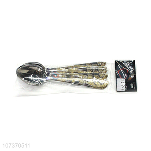 Good quality stainless steel cutlery tableware set metal spoon