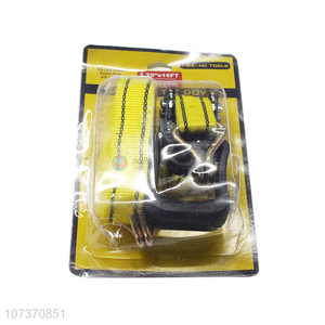 Good Sale Car Binding Cargo Lashing Ratchet Tie Down With Heavy Duty Hooks