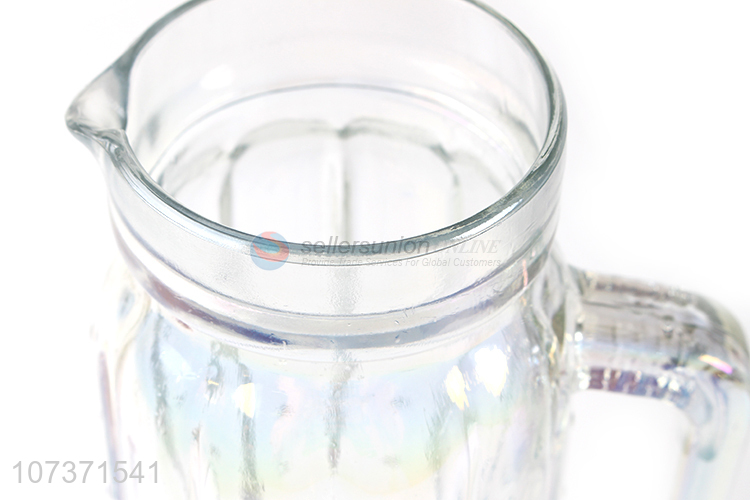 Top Quality Transparent Glass Cold Water Jug With Handle