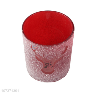 Popular Festival Decoration Glass Candle Holder Candle Cup