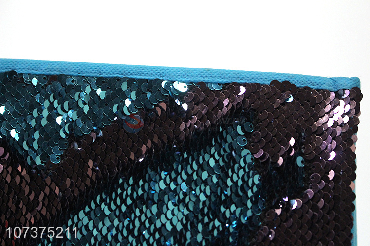 Latest style folding shiny sequin nonwoven storage box home storage bins