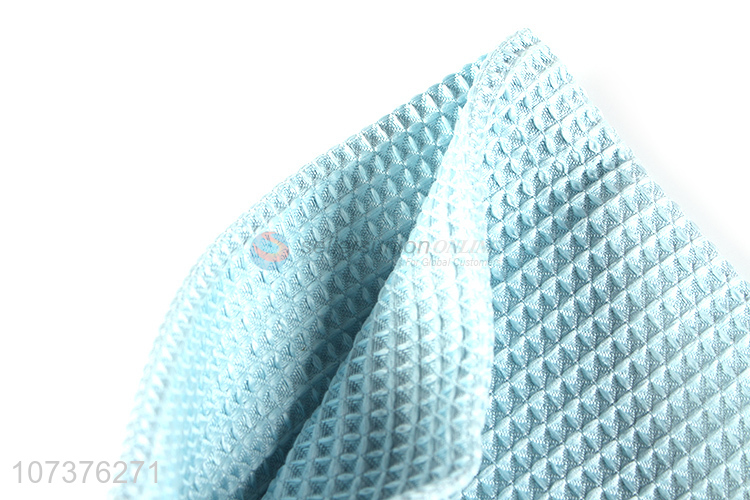 New style multifunctional microfiber walf checks cleaning cloth kitchen towel