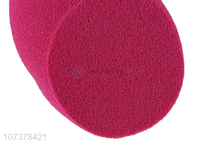 Best selling 3D bevel olive shape non-latex powder puff cosmetic puff cosmetics tools