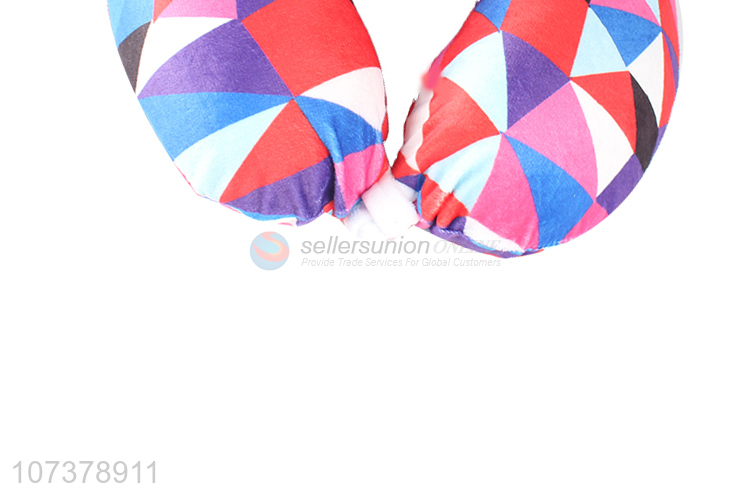 Fashion Style Colorful Soft Memory Foam Travel Neck Pillow