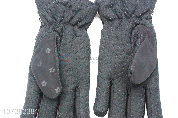 Cheap Price Fashion Winter Warm Women Full Finger Gloves