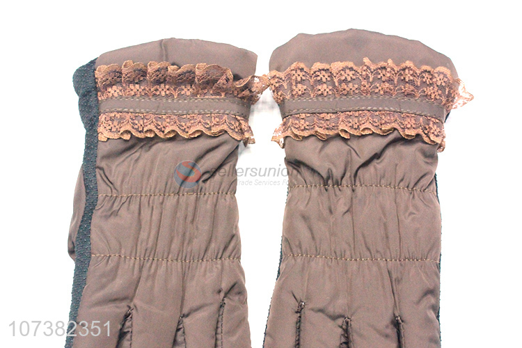 Factory Direct Wholesale Outdoor Warm Gloves Women Winter Gloves