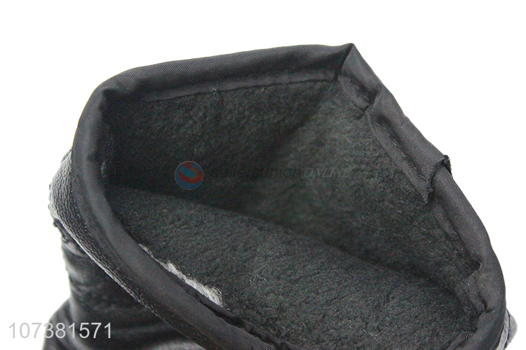 Custom Comfortable Winter Warm Washed Leather Gloves For Women