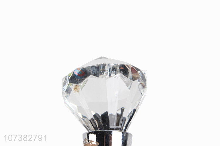 Wholesale popular creative clear diamond shape alloy wine bottle stopper
