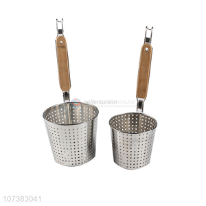 Hot Selling Kitchenware Stainless Steel Noodle Strainer Pasta Strainer