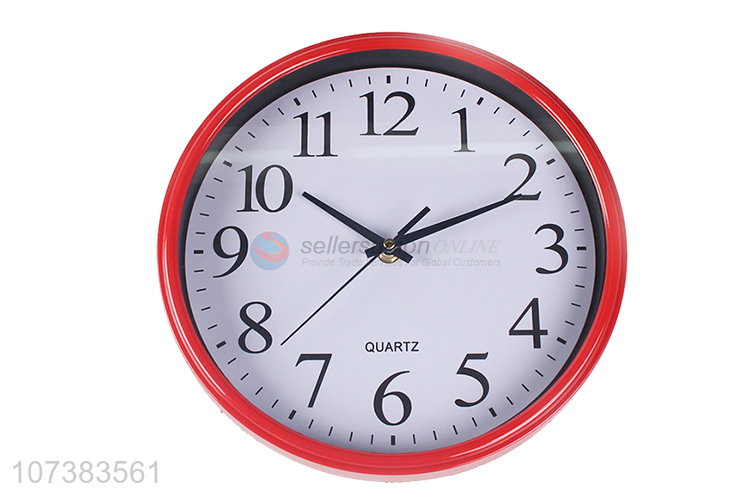 Wholesale Promotional Round Wall Clock Plastic Quartz Wall Clock