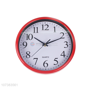 Wholesale Promotional Round Wall Clock Plastic Quartz Wall Clock