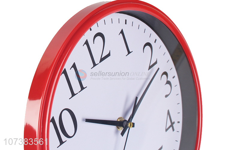 Wholesale Promotional Round Wall Clock Plastic Quartz Wall Clock