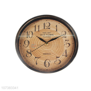 High Sales Home Decoration Simple Round Design Plastic Wall Clock